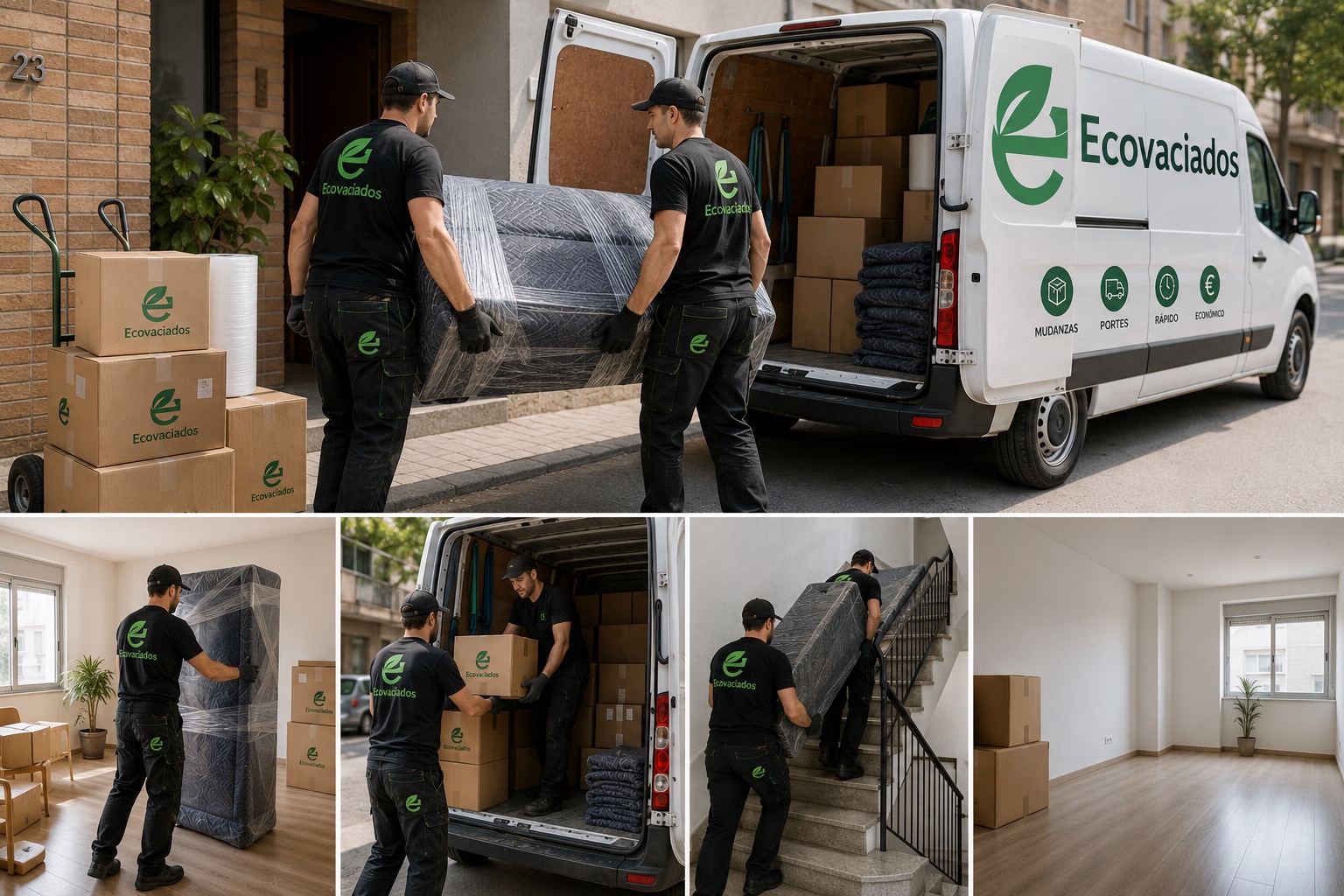 Mudanzas y Portes Económicos Barcelona Ecovaciados